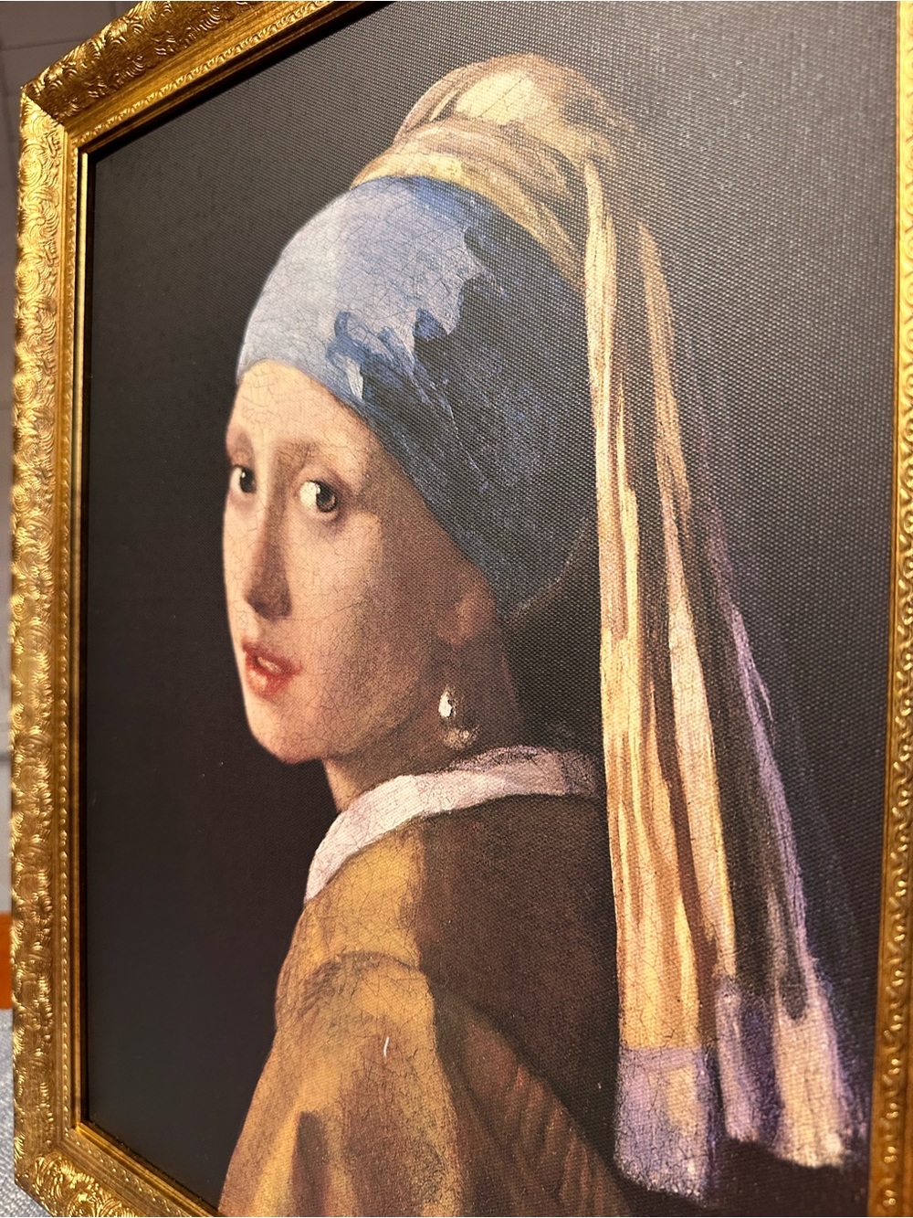 16x20 Girl with Pearl Earring by Johannes Vermeer's - Picture 5 of 14